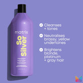MATRIX TOTAL RESULTS COLOR OBSESSED SO SILVER SHAMPOO 1 LITRE